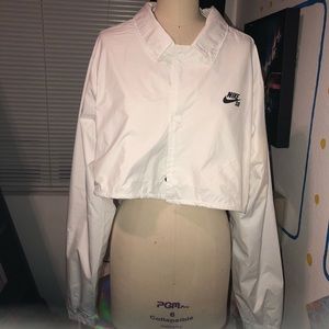 ONLY ONE AVAILABLE: Nike shield crop jacket.